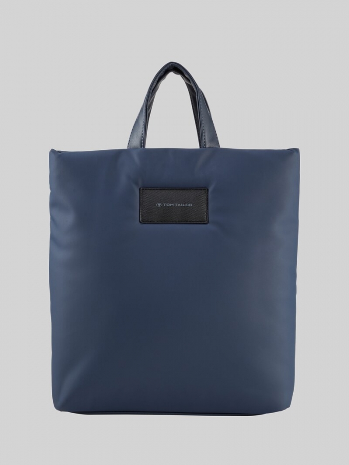 Tom Tailor TTPATTI M Rucksack aus wasserabweisendem recyceltem Nylon - Dark Blue Tom Tailor TTPATTI M Rucksack aus wasserabweisendem recyceltem Nylon - Dark Blue