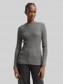 Tom Tailor Tight Fit Strickpullover - Stormy Gray Melange Tom Tailor Tight Fit Strickpullover - Stormy Gray Melange