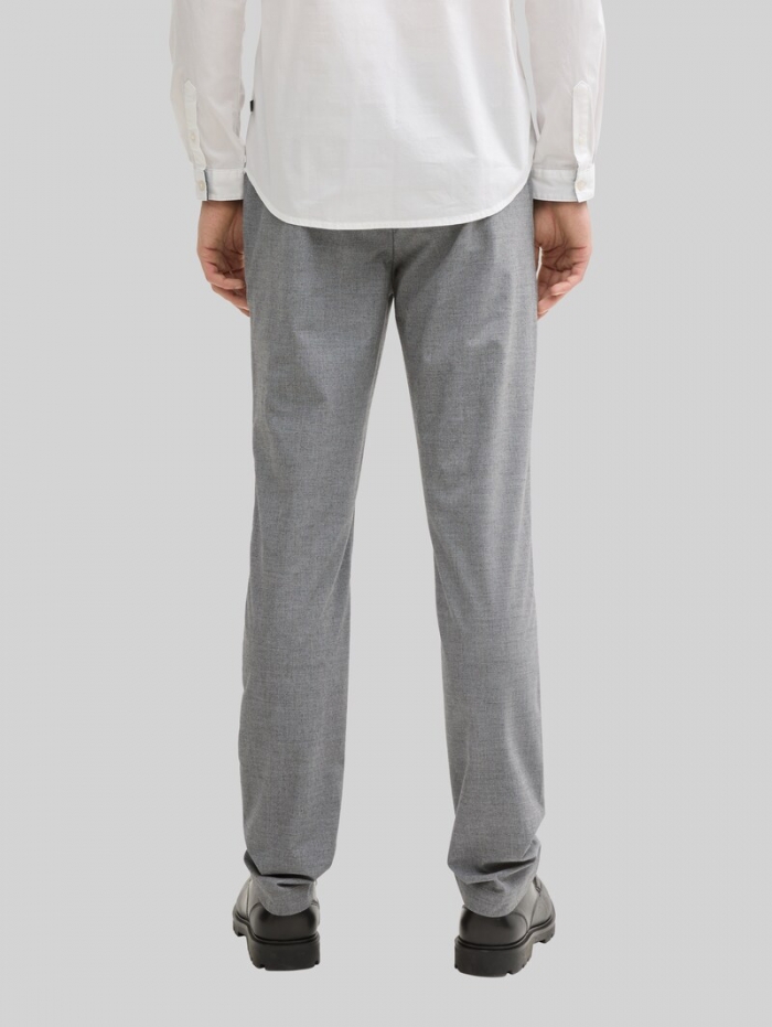 Tom Tailor Ultralight Travis Slim Chino Hose - Grey Black Grindle Tom Tailor Ultralight Travis Slim Chino Hose - Grey Black Grindle