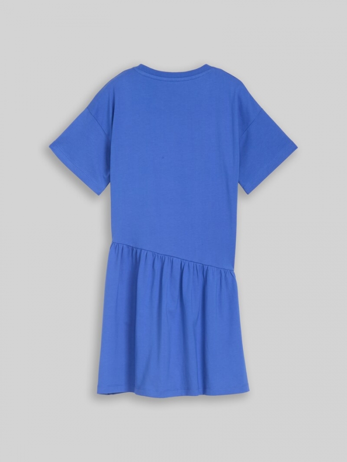 Tom Tailor Mini-Kleid mit Print - Preppy Jean Blue Tom Tailor Mini-Kleid mit Print - Preppy Jean Blue