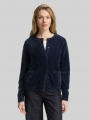 Tom Tailor Federgarn-Cardigan mit Knopfleiste - Lunar Eclipse Tom Tailor Federgarn-Cardigan mit Knopfleiste - Lunar Eclipse