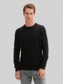 Tom Tailor Strickpullover aus Baumwolle - Black Tom Tailor Strickpullover aus Baumwolle - Black
