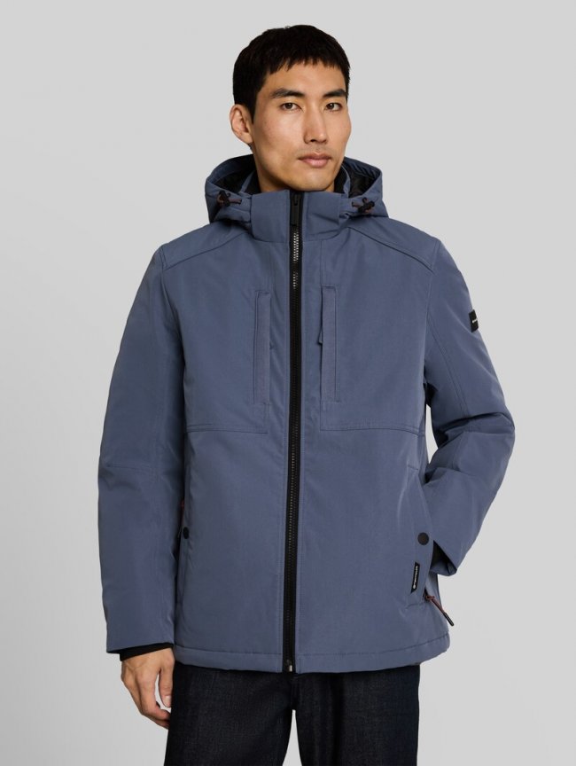 Tom Tailor Funktionsjacke mit abnehmbarer Kapuze - Vintage Indigo Blue Tom Tailor Funktionsjacke mit abnehmbarer Kapuze - Vintage Indigo Blue