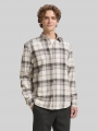 Tom Tailor Relaxed Fit Hemd mit Karomuster - Off White Check Tom Tailor Relaxed Fit Hemd mit Karomuster - Off White Check