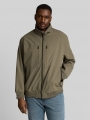 Tom Tailor Plus Size - Blouson Jacke mit verstaubarer Kapuze - Faded Leaf Green Tom Tailor Plus Size - Blouson Jacke mit verstaubarer Kapuze - Faded Leaf Green
