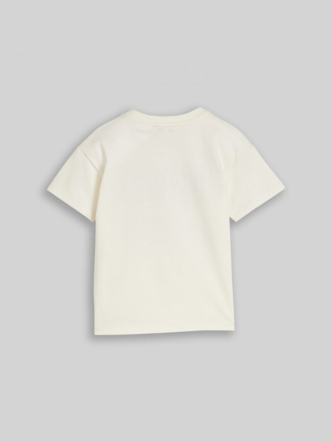Tom Tailor Oversize T-Shirt mit Peanuts-Print - Wool White Tom Tailor Oversize T-Shirt mit Peanuts-Print - Wool White