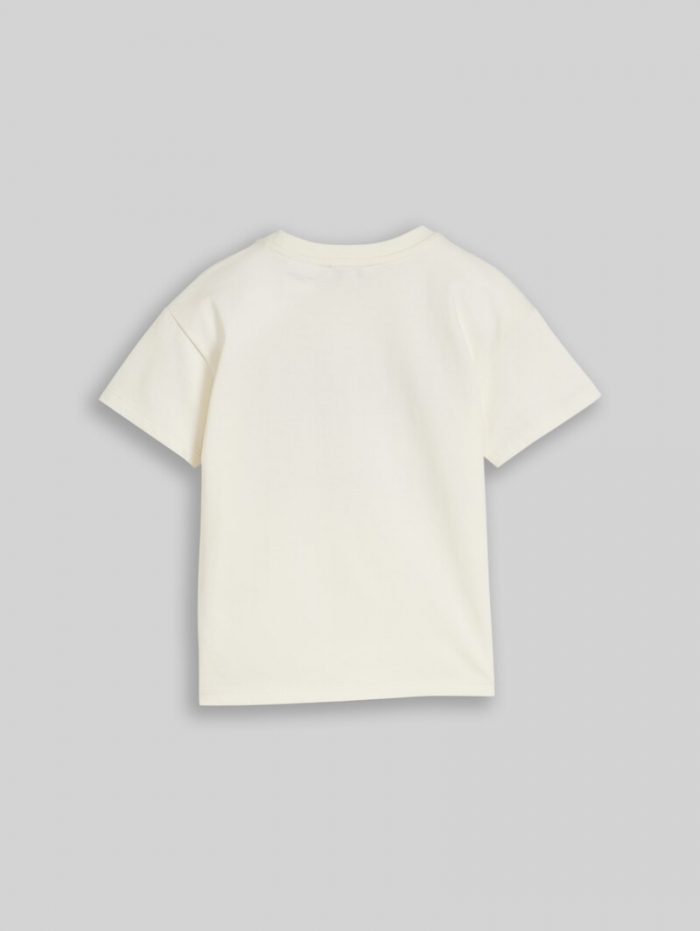 Tom Tailor Oversize T-Shirt mit Peanuts-Print - Wool White Tom Tailor Oversize T-Shirt mit Peanuts-Print - Wool White
