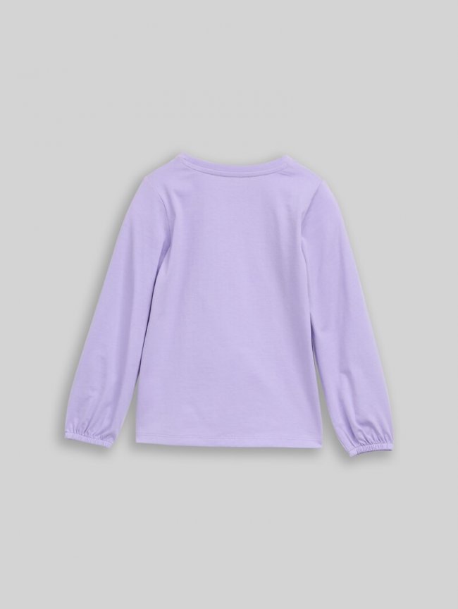 Tom Tailor Langarmshirt mit Wendepailletten - Sweet Purple Tom Tailor Langarmshirt mit Wendepailletten - Sweet Purple