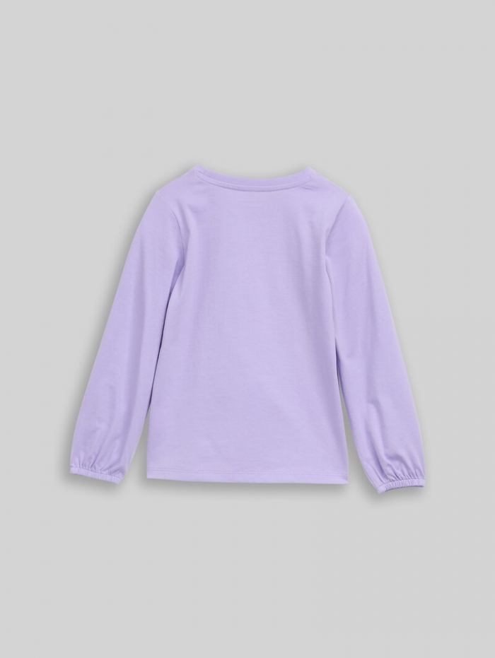 Tom Tailor Langarmshirt mit Wendepailletten - Sweet Purple Tom Tailor Langarmshirt mit Wendepailletten - Sweet Purple