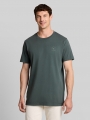 Tom Tailor T-Shirt mit Logo-Print - Darkest Olive Tom Tailor T-Shirt mit Logo-Print - Darkest Olive