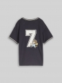 Tom Tailor T-Shirt mit Rückenprint - Coal Grey