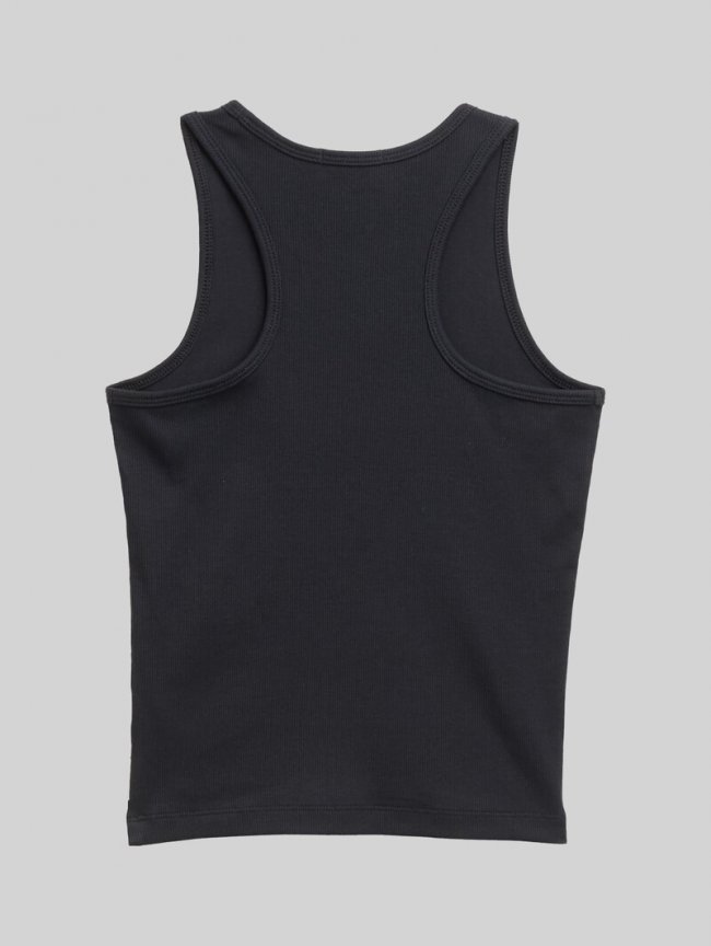 Tom Tailor Basic Ripp Top - Heavy Black Tom Tailor Basic Ripp Top - Heavy Black
