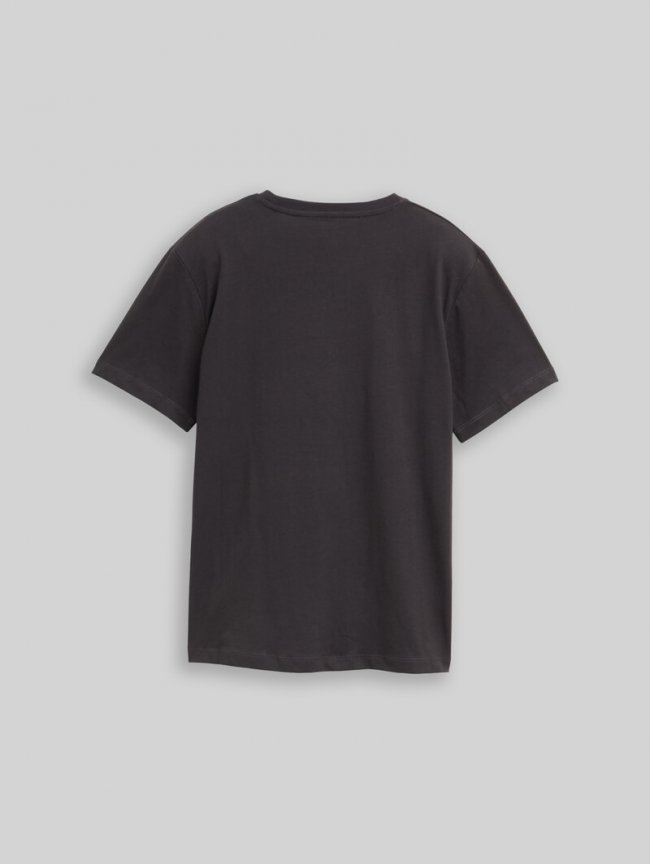 Tom Tailor T-Shirt mit Print aus Baumwolle - Coal Grey Tom Tailor T-Shirt mit Print aus Baumwolle - Coal Grey
