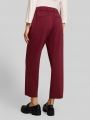 Tom Tailor Cropped Straight Hose mit Gürtel - Preppy Plum Tom Tailor Cropped Straight Hose mit Gürtel - Preppy Plum
