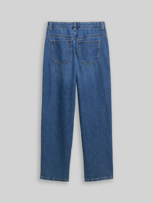 Tom Tailor Relaxed Fit Jeans - Used Mid Stone Blue Denim Tom Tailor Relaxed Fit Jeans - Used Mid Stone Blue Denim