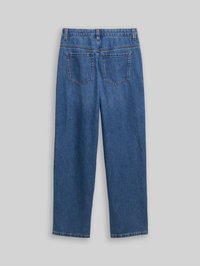 Tom Tailor Relaxed Fit Jeans - Used Mid Stone Blue Denim Tom Tailor Relaxed Fit Jeans - Used Mid Stone Blue Denim