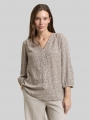 Tom Tailor Bluse aus Viskose - Soft Taupe Geometric Minimal Tom Tailor Bluse aus Viskose - Soft Taupe Geometric Minimal