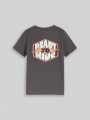 Tom Tailor T-Shirt mit Rückenprint - Dark Urban Grey Tom Tailor T-Shirt mit Rückenprint - Dark Urban Grey