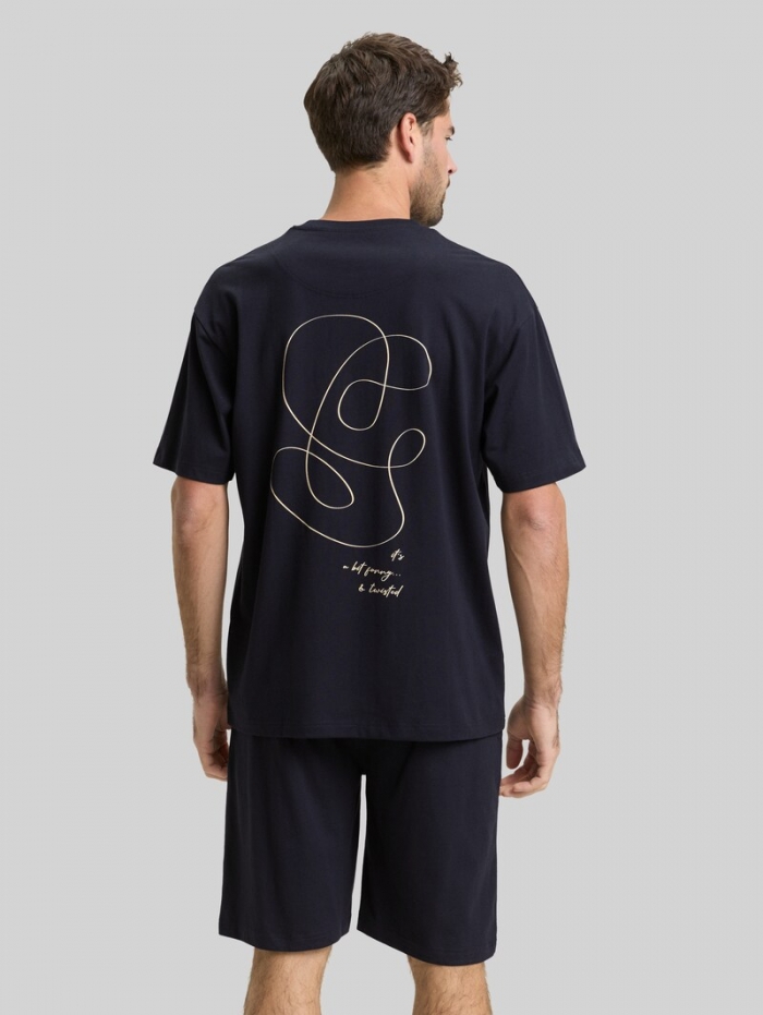 Tom Tailor Pyjama-Set - Blue-dark-solid