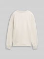 Tom Tailor Sweatshirt mit Print - Greyish White
