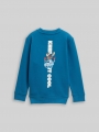 Tom Tailor Basic Sweatshirt mit Rückenprint - Dark Tile Green Tom Tailor Basic Sweatshirt mit Rückenprint - Dark Tile Green