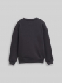 Tom Tailor Oversize Sweatshirt mit Applikation - Coal Grey Tom Tailor Oversize Sweatshirt mit Applikation - Coal Grey