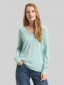 Tom Tailor Strickpullover mit V-Ausschnitt - Blue Haze Tom Tailor Strickpullover mit V-Ausschnitt - Blue Haze
