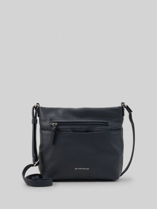 Tom Tailor TTWINA S Umhängetasche mit Reißverschluss-Details - Dark Blue Tom Tailor TTWINA S Umhängetasche mit Reißverschluss-Details - Dark Blue