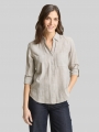 Tom Tailor Bluse mit Brusttaschen - Soft Taupe Grey Tom Tailor Bluse mit Brusttaschen - Soft Taupe Grey