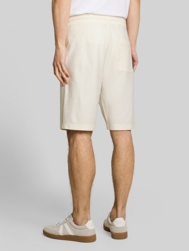Tom Tailor Regular Fit Shorts mit Kordelzug - Gardenia White Tom Tailor Regular Fit Shorts mit Kordelzug - Gardenia White