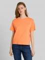 Tom Tailor Boxy Fit T-Shirt mit Stickerei - Bright Coral Tom Tailor Boxy Fit T-Shirt mit Stickerei - Bright Coral