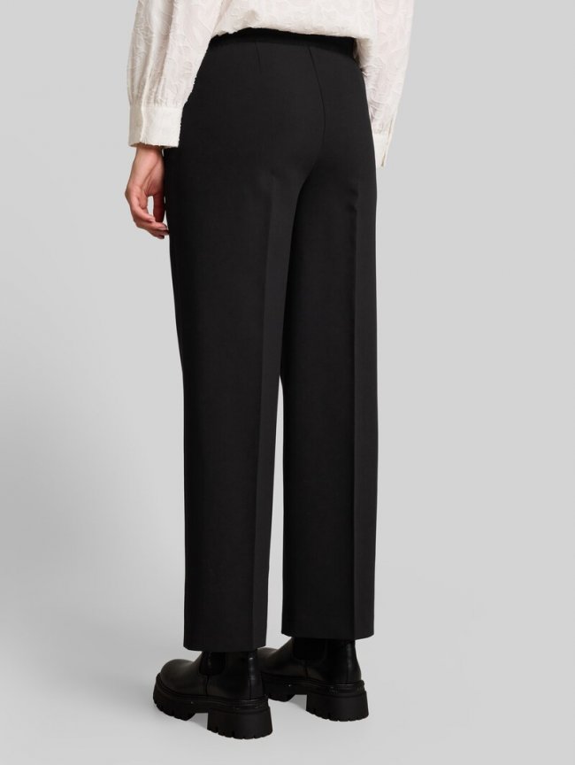 Tom Tailor Straight Hose mit Bügelfalte - Deep Black Tom Tailor Straight Hose mit Bügelfalte - Deep Black