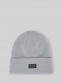Tom Tailor Beanie Mütze mit Logo-Badge - Ultimate Grey Tom Tailor Beanie Mütze mit Logo-Badge - Ultimate Grey