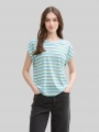 Tom Tailor T-Shirt mit Streifenmuster - Light Multicolor Stripe Tom Tailor T-Shirt mit Streifenmuster - Light Multicolor Stripe