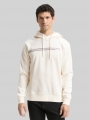 Tom Tailor Hoodie Sweatshirt mit Logo-Print - Wool White Tom Tailor Hoodie Sweatshirt mit Logo-Print - Wool White