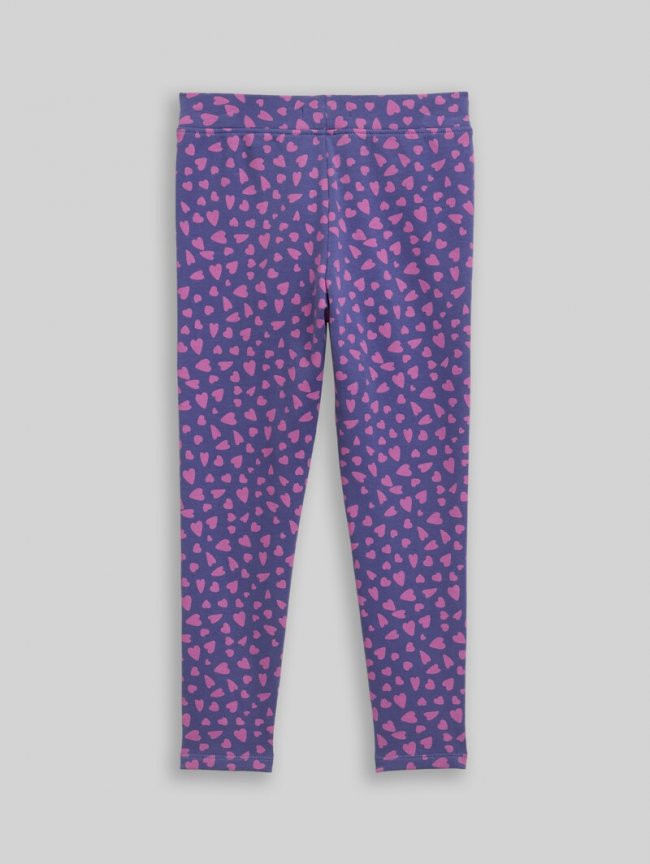 Tom Tailor Leggings mit Allover-Print - Dark Blue Pink Heart Tom Tailor Leggings mit Allover-Print - Dark Blue Pink Heart