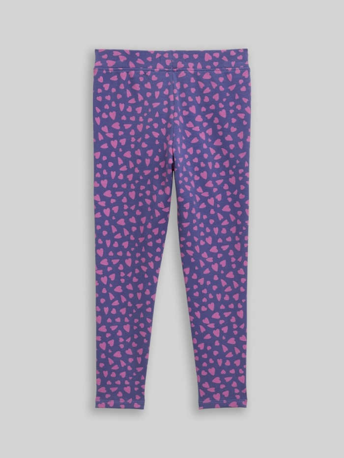 Tom Tailor Leggings mit Allover-Print - Dark Blue Pink Heart Tom Tailor Leggings mit Allover-Print - Dark Blue Pink Heart