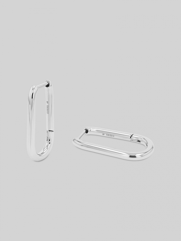 Tom Tailor Creolen aus Edelstahl silber - Silver Tom Tailor Creolen aus Edelstahl silber - Silver