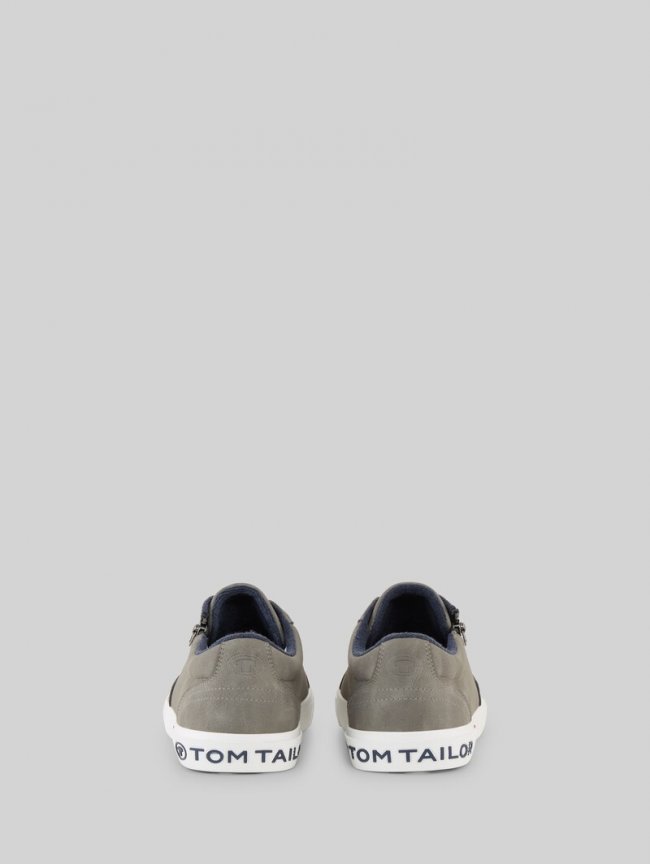 Tom Tailor Sneaker mit Reißverschluss-Detail - Grey Tom Tailor Sneaker mit Reißverschluss-Detail - Grey