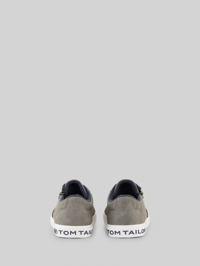 Tom Tailor Sneaker mit Reißverschluss-Detail - Grey Tom Tailor Sneaker mit Reißverschluss-Detail - Grey