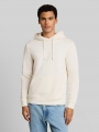 Tom Tailor Basic Hoodie Sweatshirt - Gardenia White Tom Tailor Basic Hoodie Sweatshirt - Gardenia White