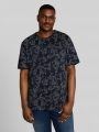 Tom Tailor Plus Size - T-Shirt mit Allover-Print - Navy Irregular Design Tom Tailor Plus Size - T-Shirt mit Allover-Print - Navy Irregular Design