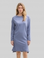 Tom Tailor Nachthemd mit Logo Print - Blue-medium-solid Tom Tailor Nachthemd mit Logo Print - Blue-medium-solid