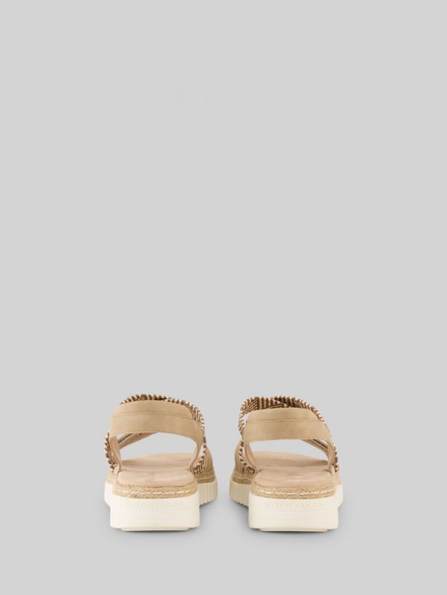 Tom Tailor Sandalen mit Flecht-Detail - Sand Tom Tailor Sandalen mit Flecht-Detail - Sand