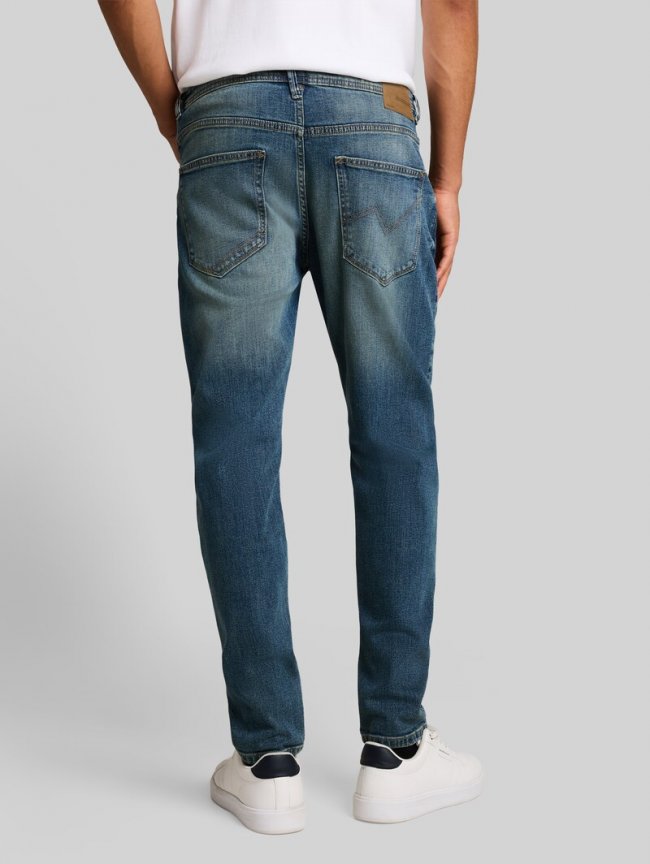 Tom Tailor TTBRYDEN TAPERED Jeans - Tinted Blue Denim Tom Tailor TTBRYDEN TAPERED Jeans - Tinted Blue Denim