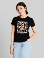 Tom Tailor T-Shirt mit Print - Deep Black Tom Tailor T-Shirt mit Print - Deep Black