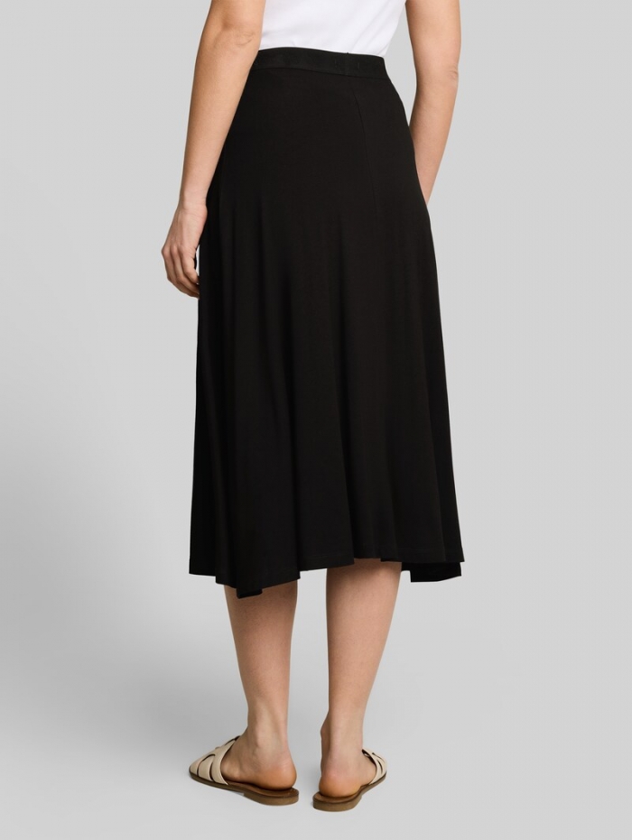 Tom Tailor Jersey Midi-Rock - Deep Black Tom Tailor Jersey Midi-Rock - Deep Black