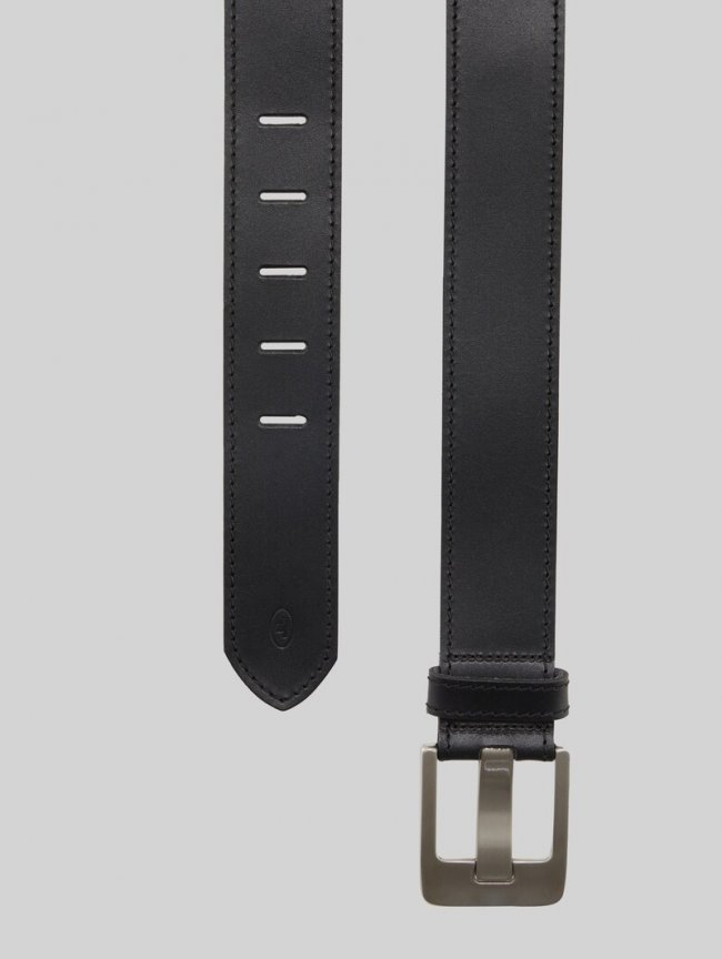 Tom Tailor TTLAUREL Ledergürtel mit eckiger Dornschließe - Black Uni Tom Tailor TTLAUREL Ledergürtel mit eckiger Dornschließe - Black Uni