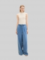 Tom Tailor Ripp Top mit Stehkragen - Off White Tom Tailor Ripp Top mit Stehkragen - Off White