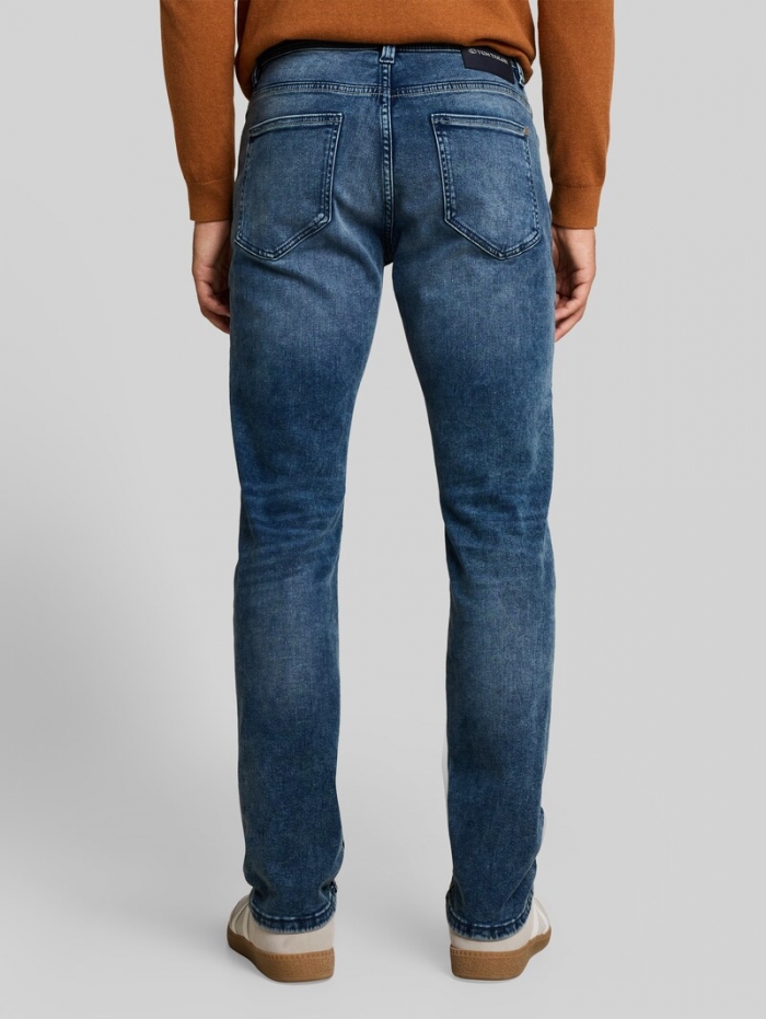 Tom Tailor TTJOSH REGULAR SLIM Jeans mit Stretch - Used Mid Stone Blue Denim Tom Tailor TTJOSH REGULAR SLIM Jeans mit Stretch - Used Mid Stone Blue Denim